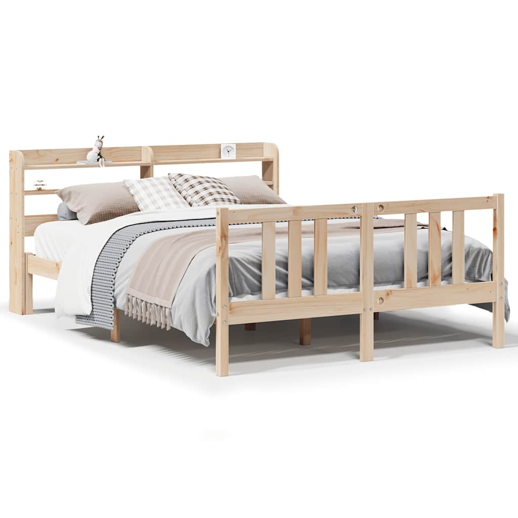 Bed Frame with Headboard without Mattress 120x200 cm